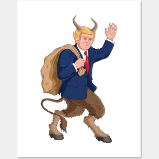 Anti Trump Devil Halloween Christmas 2020 Posters and Art
